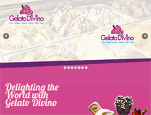 Tablet Screenshot of gelatodivino.com